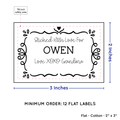 PPLR_HIDDEN_PRODUCT Swirl Accent Border (2"x3" Cotton - 12 labels/set)