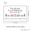 PPLR_HIDDEN_PRODUCT Double Heart Quote (2"x3" Cotton - 12 labels/set)