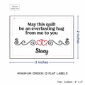 PPLR_HIDDEN_PRODUCT Double Heart Quote (2"x3" Cotton - 12 labels/set)