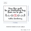 PPLR_HIDDEN_PRODUCT Double Heart Quote (2"x3" Cotton - 12 labels/set)