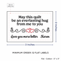 PPLR_HIDDEN_PRODUCT Double Heart Quote (2"x3" Cotton - 12 labels/set)