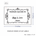 PPLR_HIDDEN_PRODUCT Swirl Accent Border with Fill in Blanks (2"x3" Cotton - 12 labels/set)