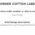 PPLR_HIDDEN_PRODUCT Reorder Previous Label Design - COTTON