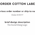 PPLR_HIDDEN_PRODUCT Reorder Previous Label Design - COTTON