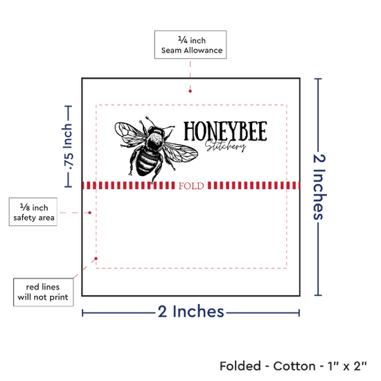 PPLR_HIDDEN_PRODUCT Print Your Logo or Image on FOLDED Cotton Tags