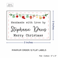 PPLR_HIDDEN_PRODUCT Christmas Garland (2"x3" Cotton - 12 labels/set)