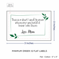 PPLR_HIDDEN_PRODUCT Leaf Quote (2"x3" Cotton - 12 labels/set)