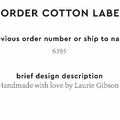 PPLR_HIDDEN_PRODUCT Reorder Previous Label Design - COTTON
