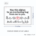 PPLR_HIDDEN_PRODUCT Double Heart Quote (2"x3" Cotton - 12 labels/set)