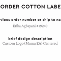 PPLR_HIDDEN_PRODUCT Reorder Previous Label Design - COTTON