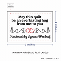 PPLR_HIDDEN_PRODUCT Double Heart Quote (2"x3" Cotton - 12 labels/set)