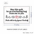 PPLR_HIDDEN_PRODUCT Double Heart Quote (2"x3" Cotton - 12 labels/set)