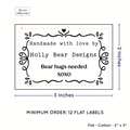PPLR_HIDDEN_PRODUCT Swirl Accent Border (2"x3" Cotton - 12 labels/set)