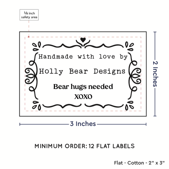 PPLR_HIDDEN_PRODUCT Swirl Accent Border (2"x3" Cotton - 12 labels/set)