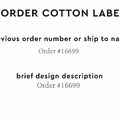 PPLR_HIDDEN_PRODUCT Reorder Previous Label Design - COTTON