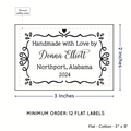 PPLR_HIDDEN_PRODUCT Swirl Accent Border (2"x3" Cotton - 12 labels/set)