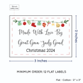 PPLR_HIDDEN_PRODUCT Christmas Garland (2"x3" Cotton - 12 labels/set)