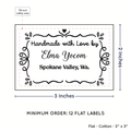 PPLR_HIDDEN_PRODUCT Swirl Accent Border (2"x3" Cotton - 12 labels/set)