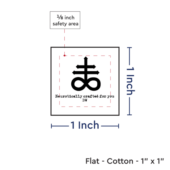 PPLR_HIDDEN_PRODUCT Print your Logo or Image on FLAT Cotton Tags