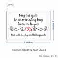 PPLR_HIDDEN_PRODUCT Double Heart Quote (2"x3" Cotton - 12 labels/set)