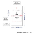 PPLR_HIDDEN_PRODUCT Print Your Logo/Image on Satin Tags (1" wide - Satin)