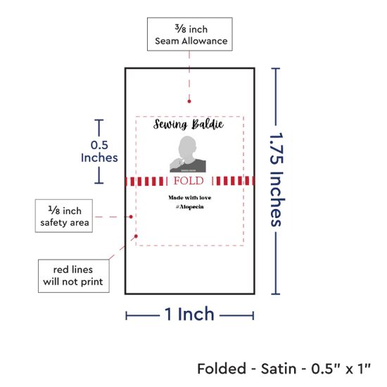 PPLR_HIDDEN_PRODUCT Print Your Logo/Image on Satin Tags (1" wide - Satin)