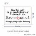 PPLR_HIDDEN_PRODUCT Double Heart Quote (2"x3" Cotton - 12 labels/set)