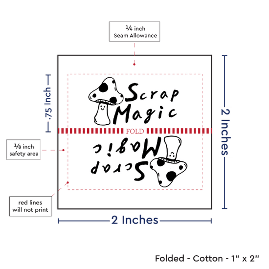 PPLR_HIDDEN_PRODUCT Print Your Logo or Image on FOLDED Cotton Tags