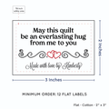 PPLR_HIDDEN_PRODUCT Double Heart Quote (2"x3" Cotton - 12 labels/set)
