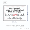 PPLR_HIDDEN_PRODUCT Double Heart Quote (2"x3" Cotton - 12 labels/set)