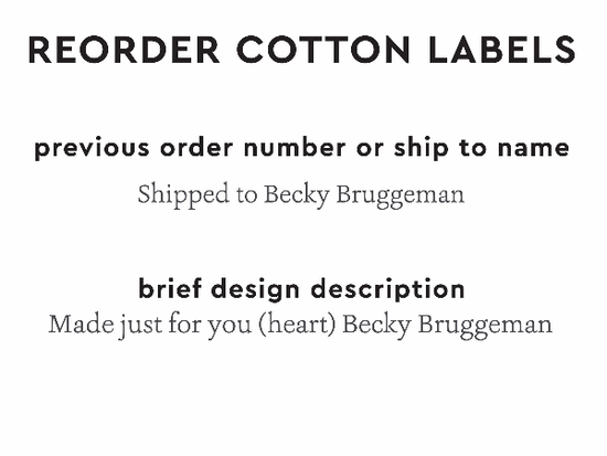 PPLR_HIDDEN_PRODUCT Reorder Previous Label Design - COTTON