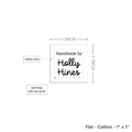PPLR_HIDDEN_PRODUCT Small Text Labels - 3 lines (1"x1"-Cotton)