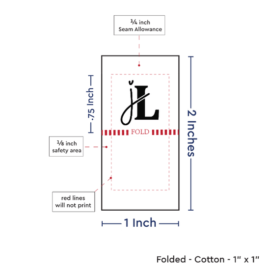 PPLR_HIDDEN_PRODUCT Print Your Logo or Image on FOLDED Cotton Tags