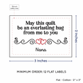 PPLR_HIDDEN_PRODUCT Double Heart Quote (2"x3" Cotton - 12 labels/set)