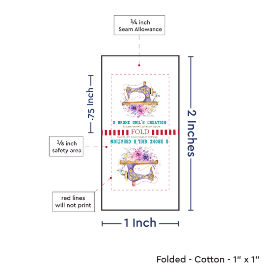 PPLR_HIDDEN_PRODUCT Print Your Logo or Image on FOLDED Cotton Tags