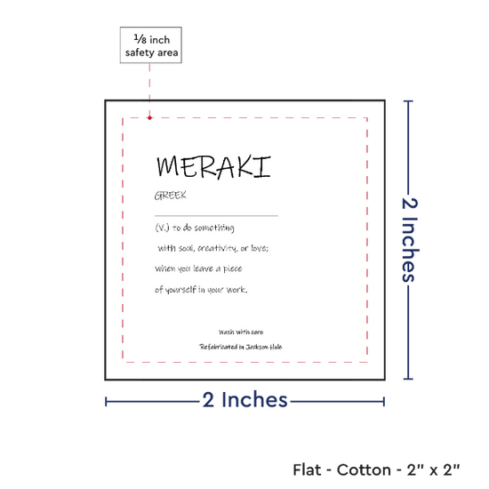 PPLR_HIDDEN_PRODUCT Print your Logo or Image on FLAT Cotton Tags