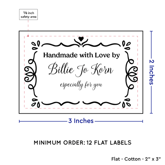 PPLR_HIDDEN_PRODUCT Swirl Accent Border (2"x3" Cotton - 12 labels/set)