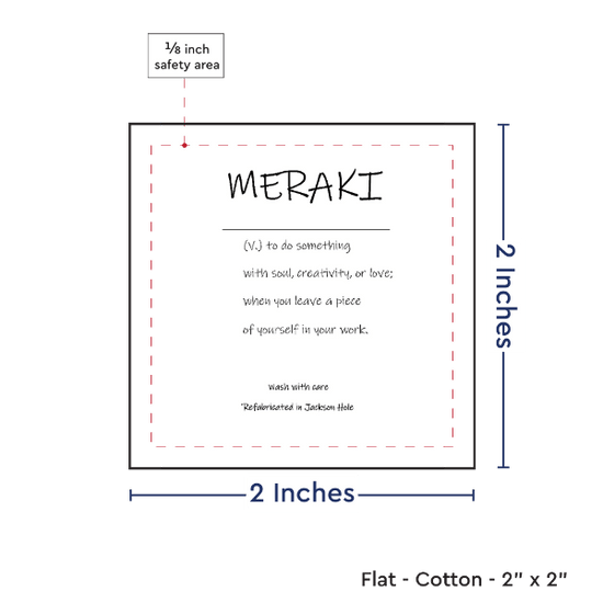 PPLR_HIDDEN_PRODUCT Print your Logo or Image on FLAT Cotton Tags