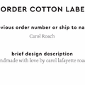 PPLR_HIDDEN_PRODUCT Reorder Previous Label Design - COTTON