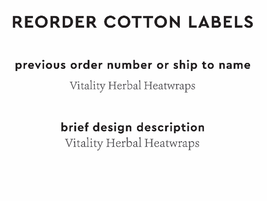PPLR_HIDDEN_PRODUCT Reorder Previous Label Design - COTTON