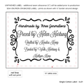PPLR_HIDDEN_PRODUCT Decorative Frame Single Label