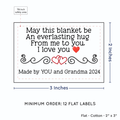 PPLR_HIDDEN_PRODUCT Double Heart Quote (2"x3" Cotton - 12 labels/set)