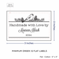 PPLR_HIDDEN_PRODUCT Winter Bird (2"x3" Cotton - 12 labels/set)