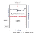 PPLR_HIDDEN_PRODUCT Love Hearts (2" wide - Satin)