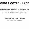 PPLR_HIDDEN_PRODUCT Reorder Previous Label Design - COTTON