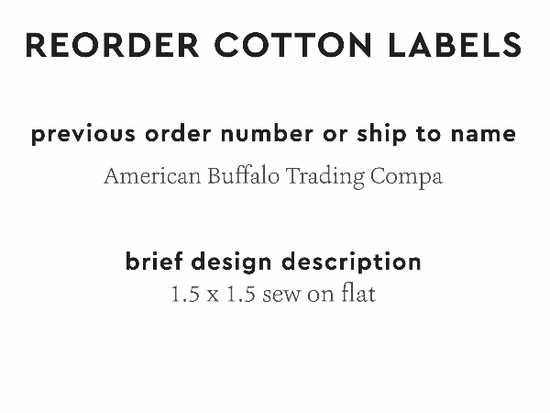 PPLR_HIDDEN_PRODUCT Reorder Previous Label Design - COTTON