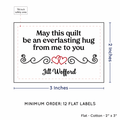 PPLR_HIDDEN_PRODUCT Double Heart Quote (2"x3" Cotton - 12 labels/set)