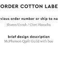 PPLR_HIDDEN_PRODUCT Reorder Previous Label Design - COTTON