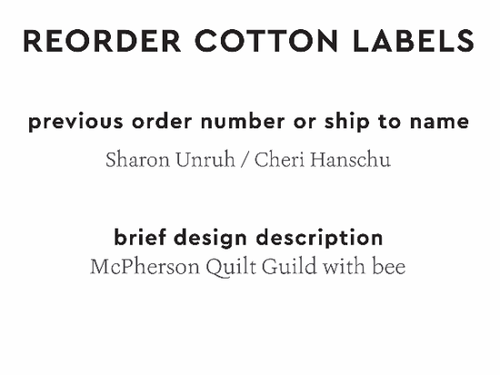 PPLR_HIDDEN_PRODUCT Reorder Previous Label Design - COTTON