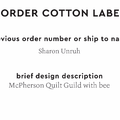 PPLR_HIDDEN_PRODUCT Reorder Previous Label Design - COTTON